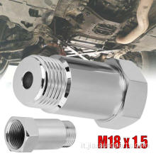 Distanziatore sensore ossigeno da 45 mm M18 * 1,5 acciaio